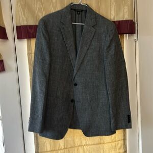 Linen Charcoal sports coat size 38R